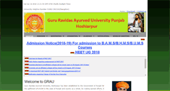 Desktop Screenshot of graupunjab.org